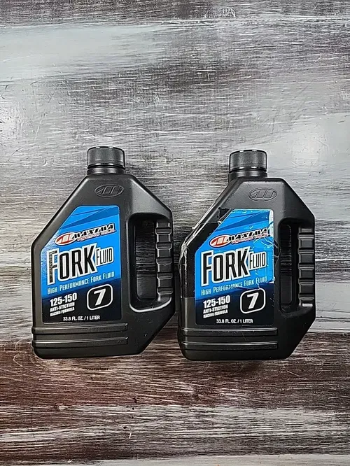 Maxima Racing 7W Fork Fluid 125-150 1 Liter Set of 2 59901-7