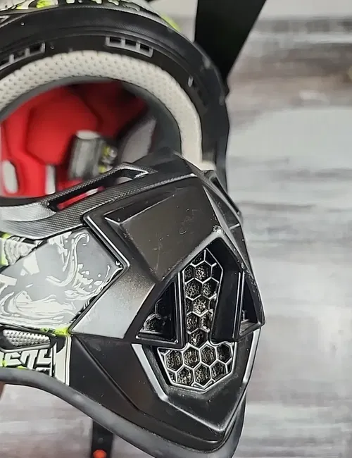 O'Neal 2SRS Attach Helmet Youth Large Black Neon MX Offroad