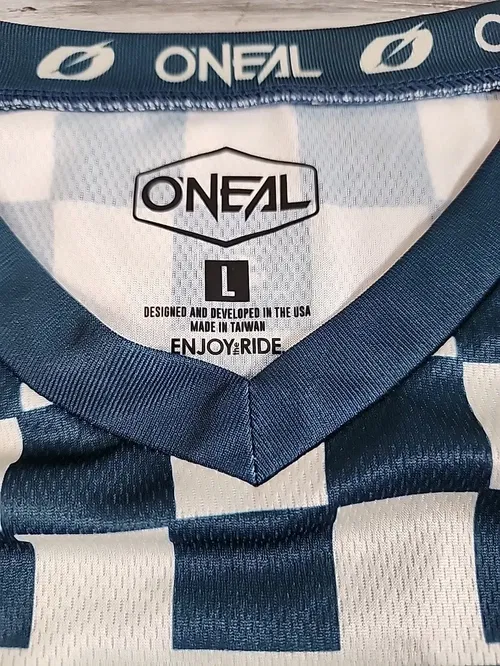 O'Neal Element Squadron Jersey Size Large Teal Motocross Dirt Bike