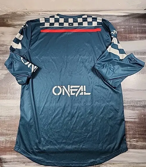 O'Neal Element Squadron Jersey Size Large Teal Motocross Dirt Bike