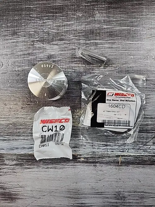 Yamaha PW-50 83-17 Wiseco Piston Kit 653M04075 PW50 Top End Oversized 40.75 mm