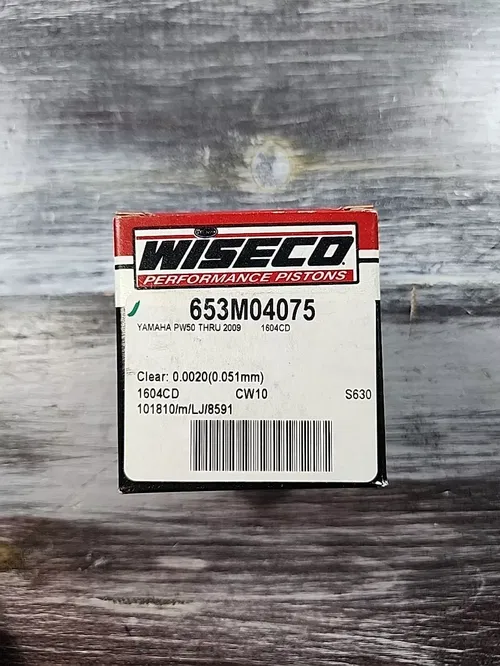 Yamaha PW-50 83-17 Wiseco Piston Kit 653M04075 PW50 Top End Oversized 40.75 mm