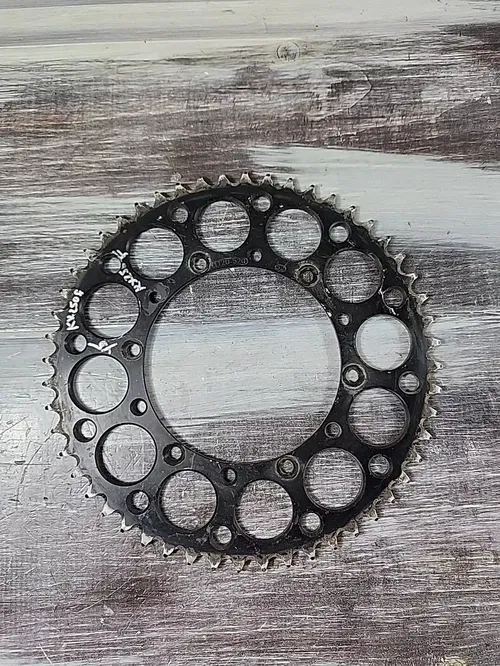 Renthal Rear Sprocket 52T Black 112U-520-52GEBK Kawasaki KX KLX