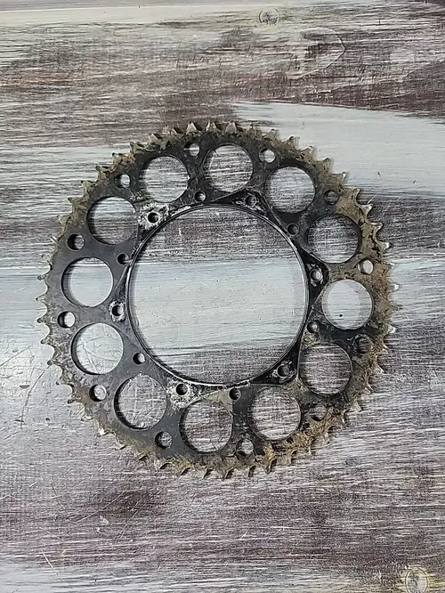 Renthal Rear Sprocket 52T Black 112U-520-52GEBK Kawasaki KX KLX