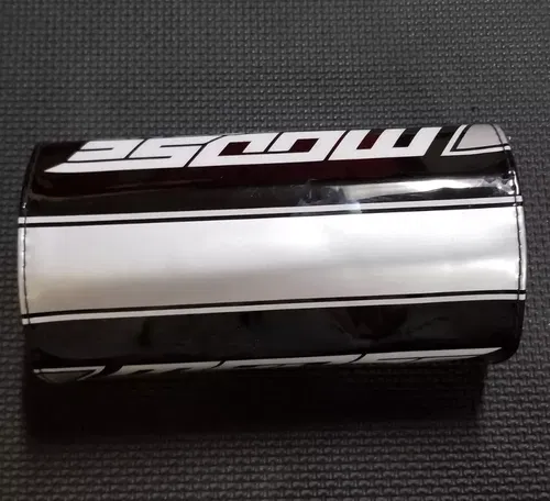 Moose Racing Handlebar Pad Black Silver 7/8" Flex Stealth Crossbar (WR)