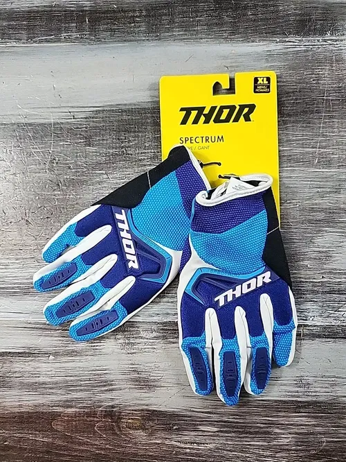 Thor 3330-4654 S8 Spectrum Gloves X-Large Navy Blue White Black XL
