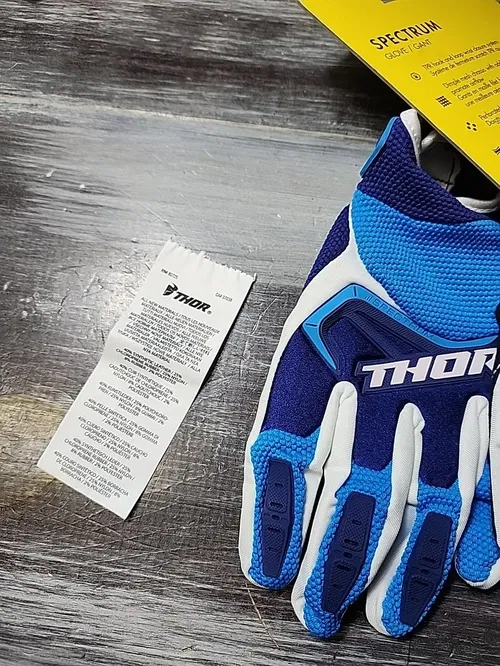 Thor 3330-4654 S8 Spectrum Gloves X-Large Navy Blue White Black XL
