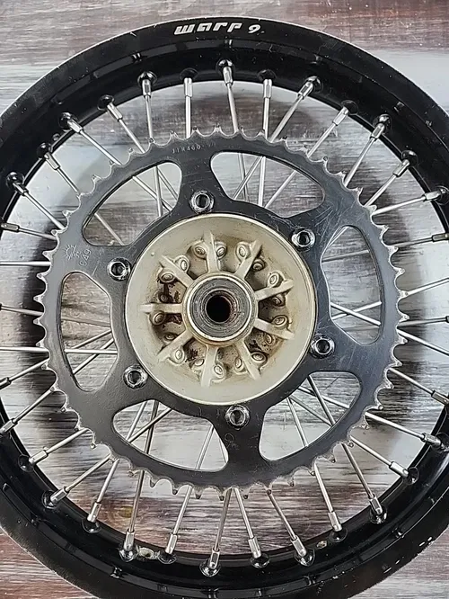 2001 Kawasaki KDX200 Rear Hub Warp 9 Rim 18" x 2.15" Wheel Upgraded Spokes