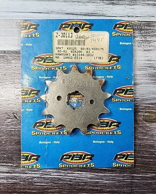 PBR Front Sprocket 13T 2-30113 Replaces 13144-1032 Kawasaki KX125 KDX200 KDX175