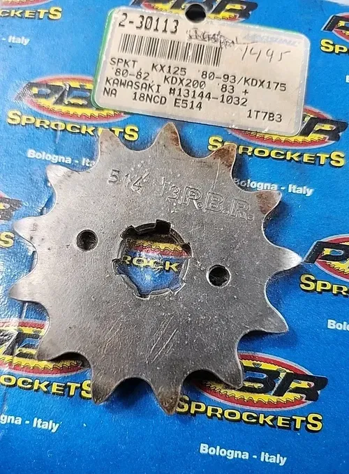PBR Front Sprocket 13T 2-30113 Replaces 13144-1032 Kawasaki KX125 KDX200 KDX175