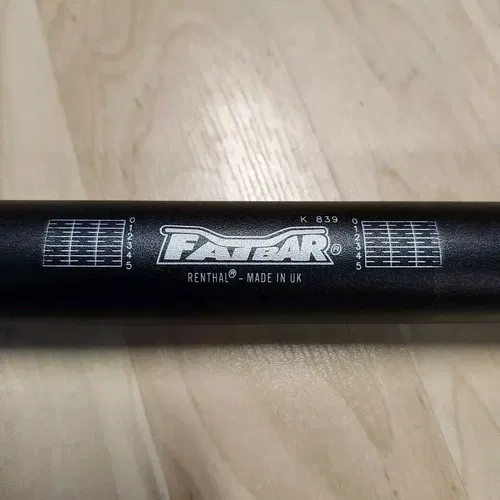 Renthal Fat Bar Handlebars Kawasaki KX250X K839 Black