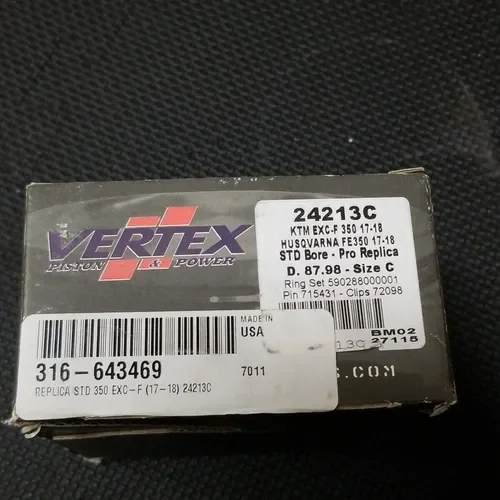 Vertex 24213C Piston Kit - Standard Bore 87.97mm KTM 350 EXC