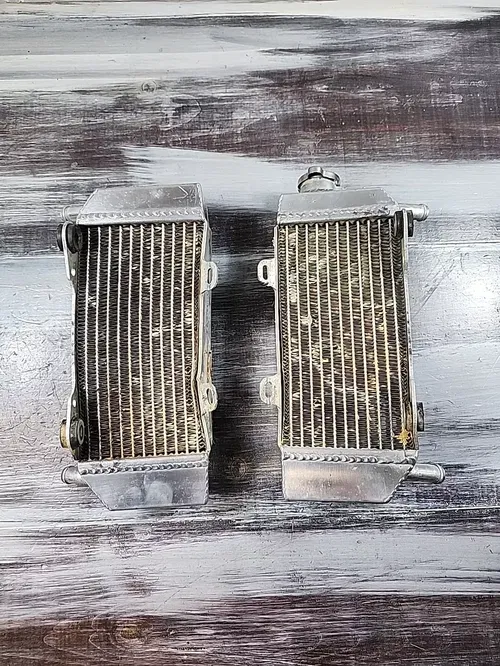 2005 Honda CRF250R GPI Racing Radiators Left Right Fill Side