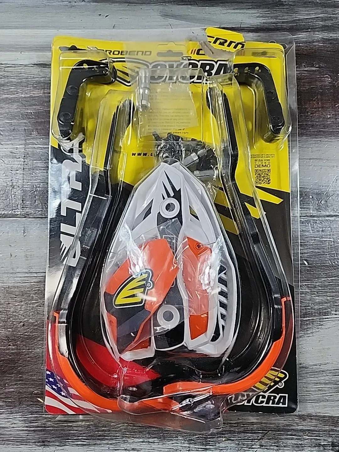 Cycra Ultra Probend CRM Complete Racer Pack Hand Guard Kit 7/8" Bars KTM Orange