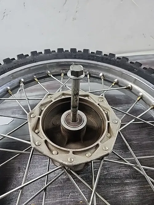 1990 - 2003 Kawasaki KX60 KX 60 Front Wheel Axle Tire 41025-1082 41034-1168
