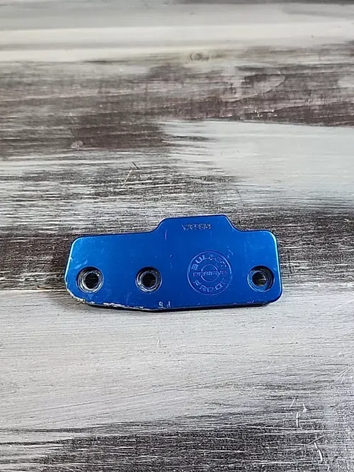 Bullet Proof Designs Chain Guide/Swingarm Guard Blue YAM-CG-14-BLU