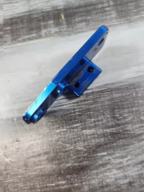 Bullet Proof Designs Chain Guide/Swingarm Guard Blue YAM-CG-14-BLU