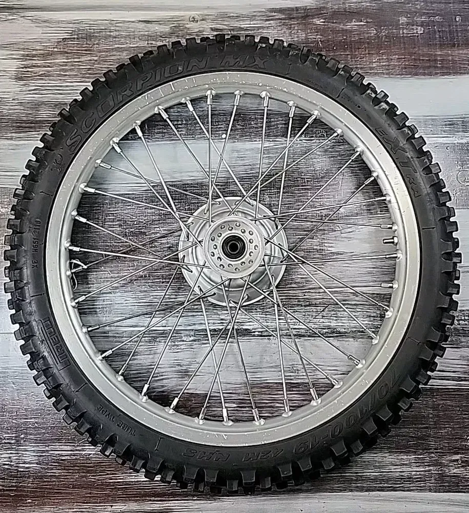 2001 - 2003 Honda XR100R BBR Front Wheel Rim & Spokes OEM 2001 - 2003 Honda XR100R BBR Front Wheel Rim & Spokes OEM