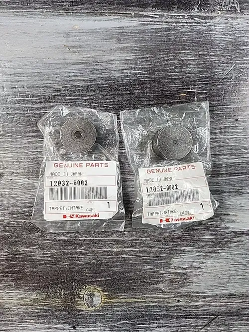 OEM Kawasaki Intake Tappet Set of 2 12032-0002 2004 2005 KX250F Ninja ZX-10R