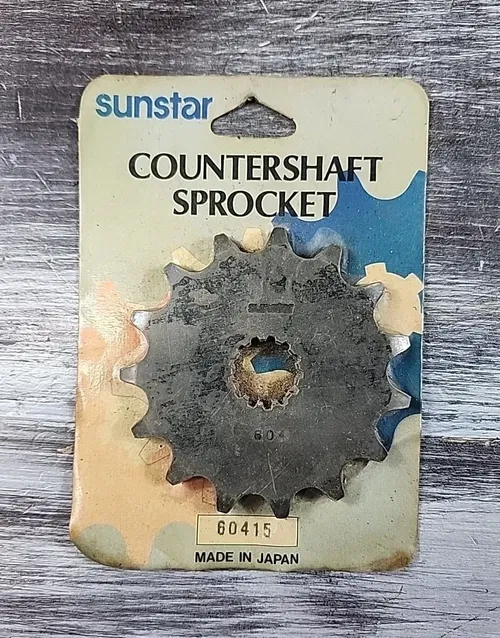 Sunstar Front Countershaft 15T Sprocket 60415 Kawasaki Suzuki KZ7 GS750