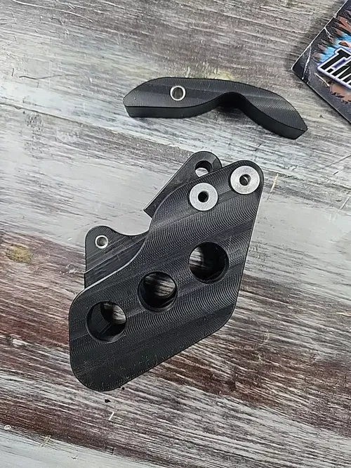 TM Designworks Chain Guide & Powerlip Frame Pad KTM-200-BK KTM 125-525 2005