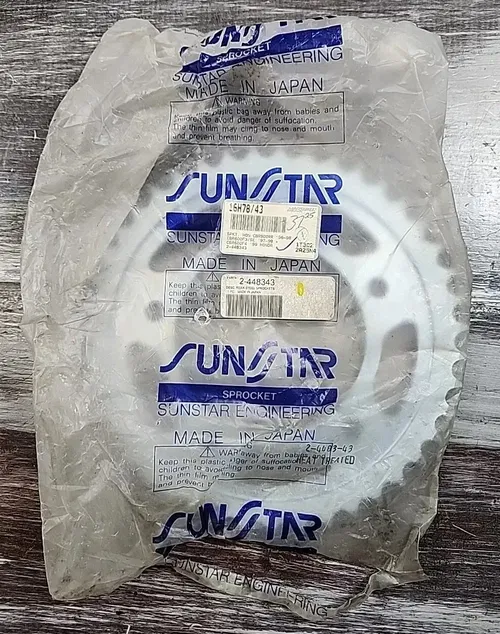 Sunstar 2-448343 Steel Rear Sprocket 43T Honda CBR Shadow VT 750