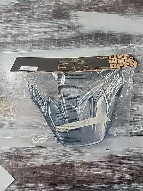 Bell Moto-9 Flex Visor Replacement Pro Circuit Replica 23 Gloss Silver/Metallic
