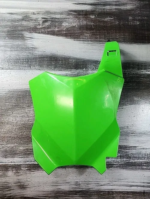 Acerbis - 2449390002 - Front Number Plate, Green Kawasaki KX450F KX250F