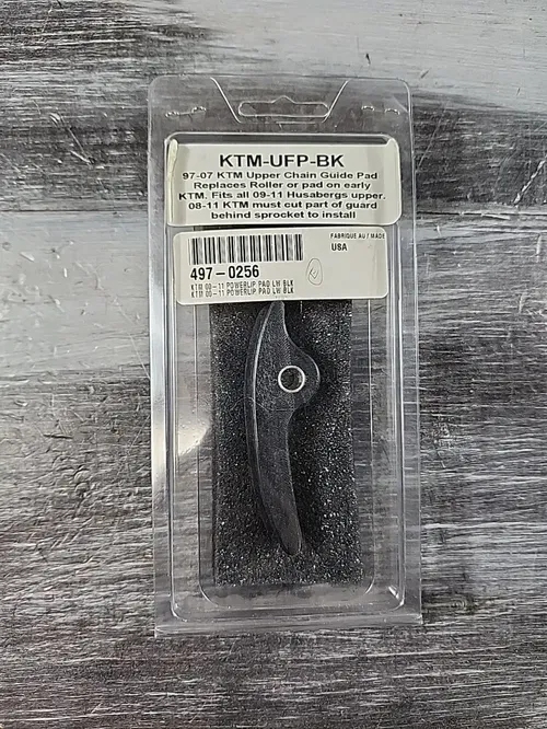 T.M. Designworks KTM-UFP-BK Upper Frame Pad Chain Guide Pad Powerlip Pad Black