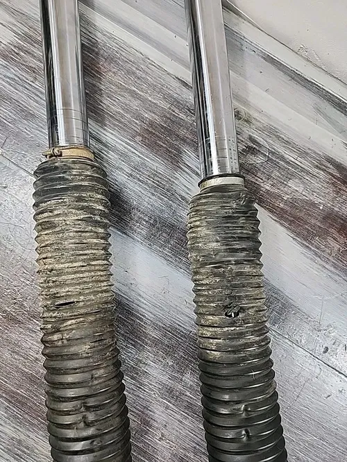 2006 Kawasaki KDX200 Front Forks Left Right 44075-1180-458