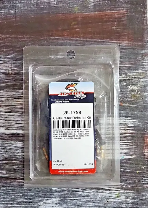 All Balls Carburetor Rebuild Kit #26-1759 Harley XL 1200 XLH Sport Custom XLHC