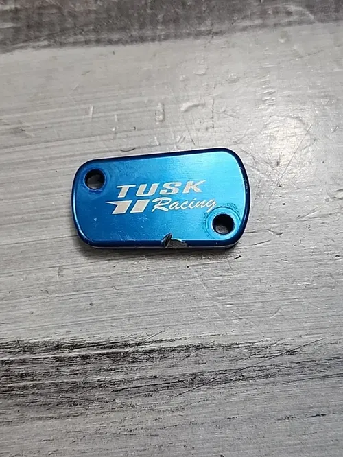 Tusk Anodized Rear Brake Reservoir Cap For Kawasaki KX250 2003-2007 2019-2024
