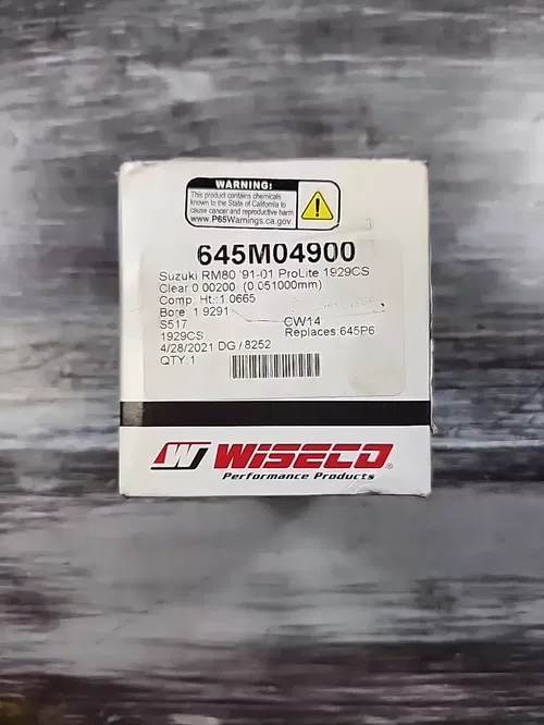 WIseco ProLite Oversize +1.50mm Piston 645M04900 Suzuki RM80 1991 - 2001 READ AD