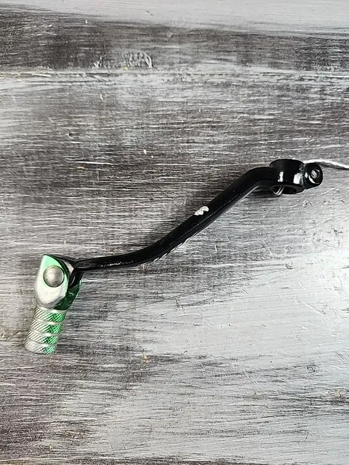 Tusk Folding Shift Lever Black Green Tip Kawasaki KX250 2019-2024