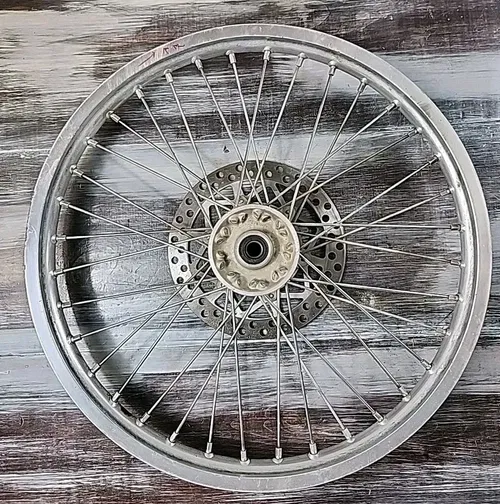 1993 - 1995 Yamaha YZ125 Front Wheel Assembly Hub Rim 21"x1.60" Takasago