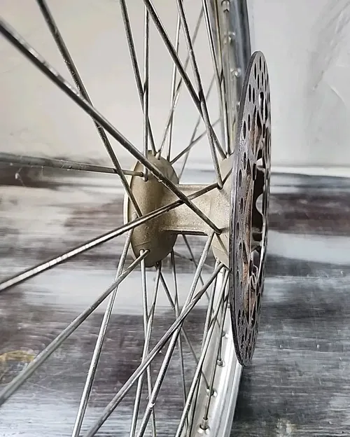 1993 - 1995 Yamaha YZ125 Front Wheel Assembly Hub Rim 21"x1.60" Takasago