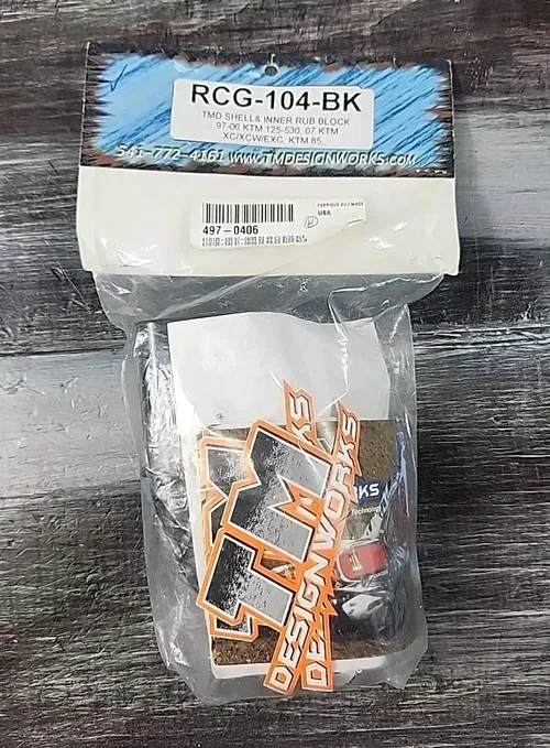 TM Designworks RCG-104-BK Replacement Rear Chain Guide Shell Rub Block KTM XC