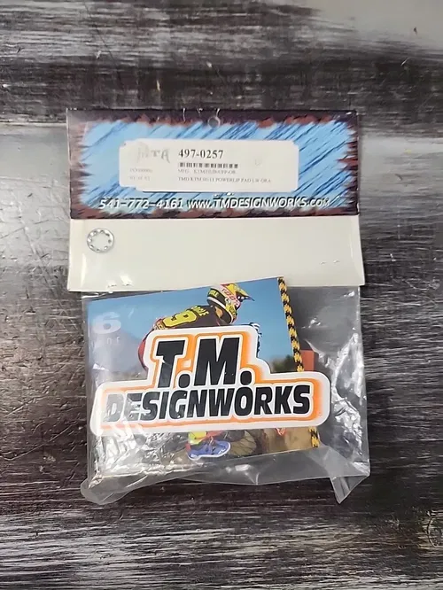 T.M. Designworks KTM-UFP-OR Upper Frame Pad Chain Guide Pad Powerlip Pad Orange
