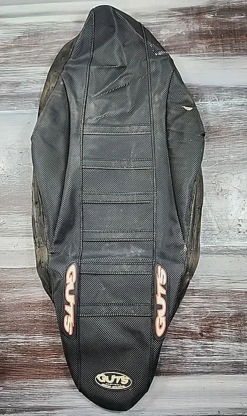 Guts RJ Wing Seat Cover Black Ribbed +18mm Taller Than Stock (788) KTM