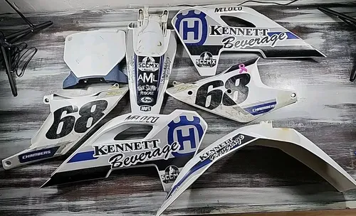 2023 2024 Husqvarna FC450 Plastics Fender Number Plate Shrouds