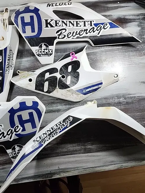 2023 2024 Husqvarna FC450 Plastics Fender Number Plate Shrouds