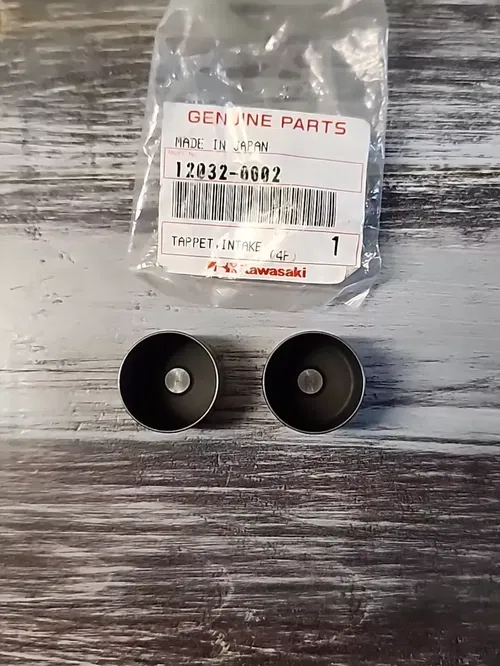 OEM Kawasaki Intake Tappet Set of 2 12032-0002 2004 2005 KX250F Ninja ZX-10R
