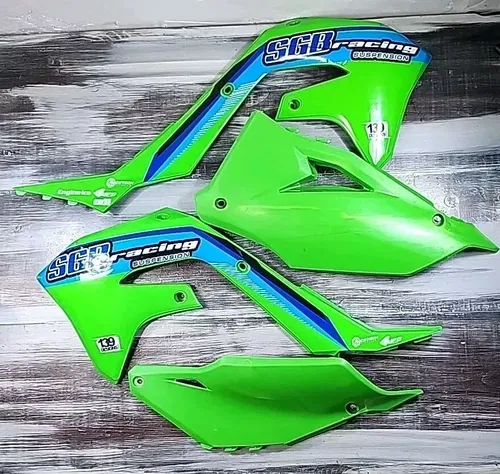 Aftermarket 2019 Kawasaki KX450F Radiator Shrouds Side Plates