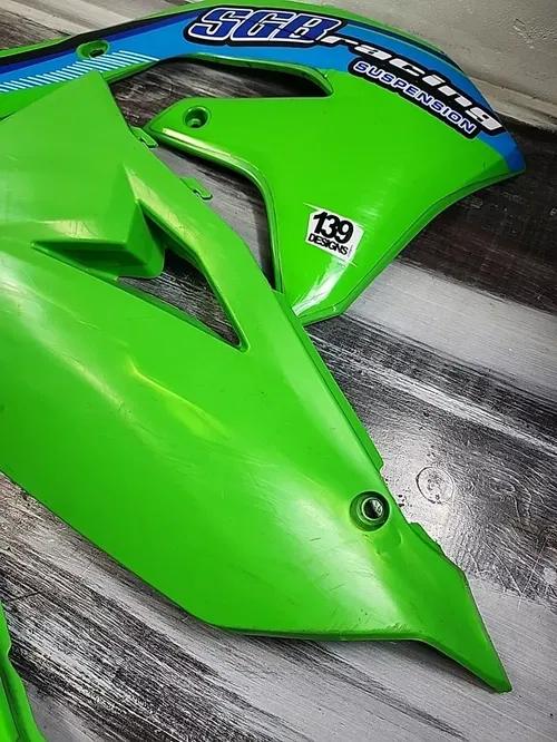Aftermarket 2019 Kawasaki KX450F Radiator Shrouds Side Plates