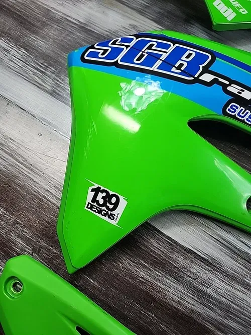 Aftermarket 2019 Kawasaki KX450F Radiator Shrouds Side Plates
