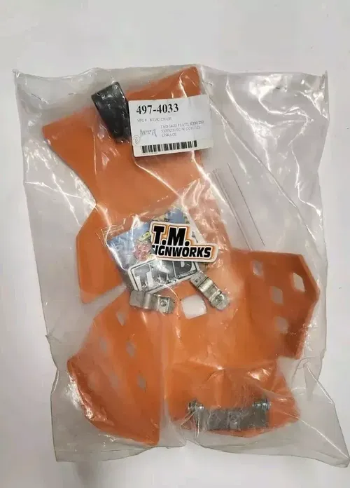 TM Designworks Skid Plate KTMC-250-OR ORANGE KTM (11-12) 250 SXF XCF (BW)
