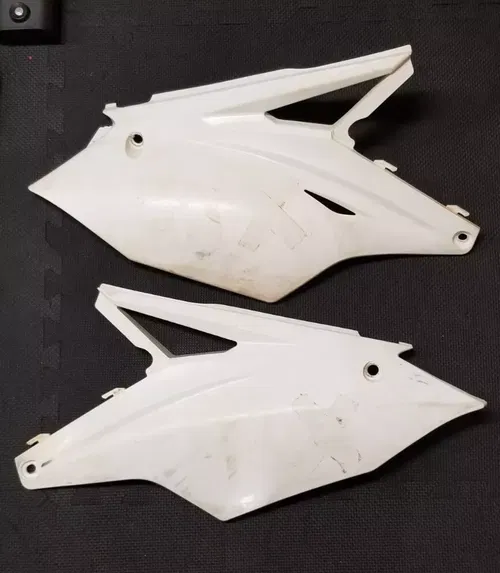 2017 - 2019 Kawasaki KX250F Side Number Panels Plates 36001-0629 36001-0638