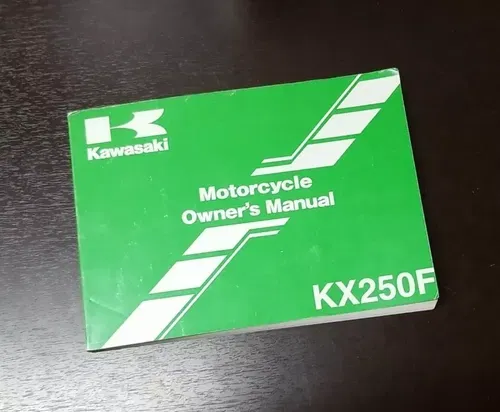 2006 Kawasaki KX250T Factory Motorcycle Owner's Manual 99987-1412 KX 250F (BS#1)