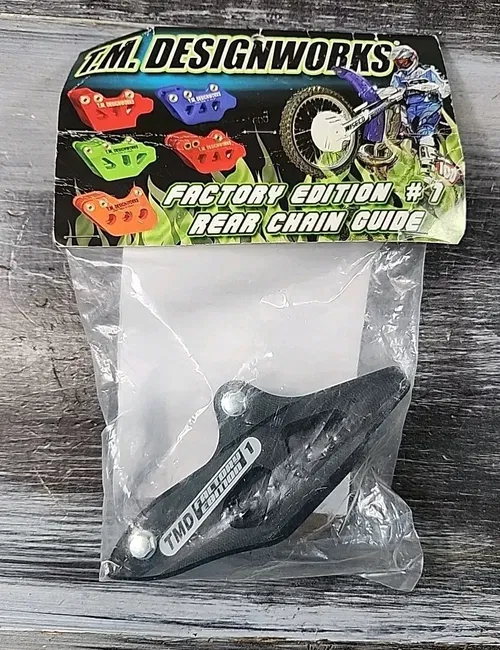 TM Design Works Rear Chain Guide Black RCG-KT55-BK KTM 50 SX Husqvarna TC 50