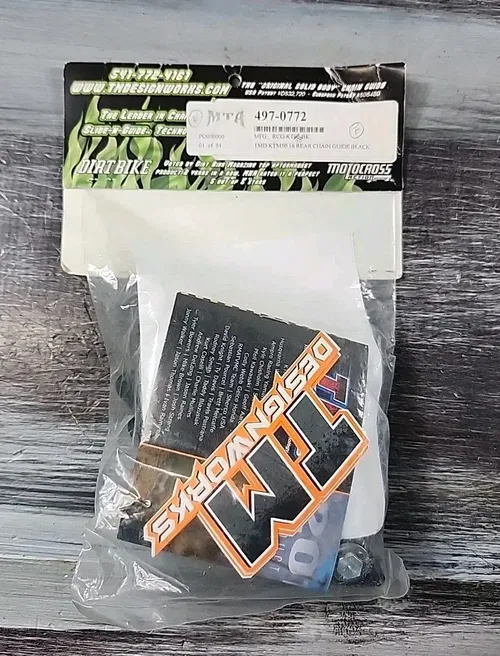 TM Design Works Rear Chain Guide Black RCG-KT55-BK KTM 50 SX Husqvarna TC 50
